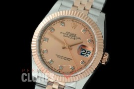 R36DJTR-515F BP Datejust 36 120231 SS/RG Fluted/Jubilee 2019 Rose Gold Diamonds A-2824