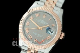 R36DJTR-523F BP Datejust 36 120231 SS/RG Fluted/Jubilee 2019 Dark Rhodium Grey Roman A-2824