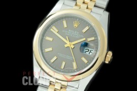 R36DJT-503S BP Datejust 36 126233 SS/YG Smooth/Jubilee 2019 Dark Rhodium Grey Sticks A-2824