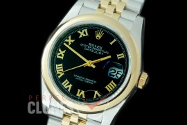 R36DJT-522S BP Datejust 36 126233 SS/YG Smooth/Jubilee 2019 Black Roman A-2824
