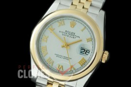R36DJT-521S BP Datejust 36 126233 SS/YG Smooth/Jubilee 2019 White Roman A-2824