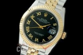 R36DJT-522F BP Datejust 36 126233 SS/YG Fluted/Jubilee 2019 Black Roman A-2824