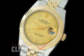 R36DJT-526F BP Datejust 36 126233 SS/YG Fluted/Jubilee 2019 Gold Roman A-2824