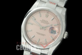 R36DJS-376S GMF 126234 SS/SS Smooth/Oyster Rose Sticks SA 3135 904L Steel 