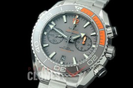 0 0 0 OMCPO45-974 OMF V3 Planet Ocean Chrono SS/SS Grey A-7750 Mod to Calibre 9900 Functions 