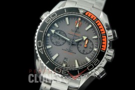 0 0 0 OMCPO45-973 OMF V3 Planet Ocean Chrono SS/SS Grey A-7750 Mod to Calibre 9900 Functions 