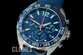 0 0 TGF1-00058R Formula 1 Chronograph SS/RU Blue OS 10 Qtz