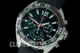 0 0 TGF1-00056R Formula 1 Chronograph SS/RU Black OS 10 Qtz