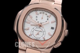 PPNTCC-131 Nautilus Calender Complications RG/RG White Sticks Asian Customized Movt 