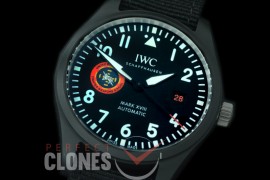 IWM18-016 M+F Mark XVIII Pilot Topgun SFTI Special Edition Automatic IW326901 CER/LE Black A-35110