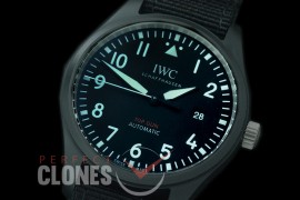 IWM18-011A M+F Mark XVIII Pilot Topgun Special Edition Automatic IW326901 CER/LE Black A-35110