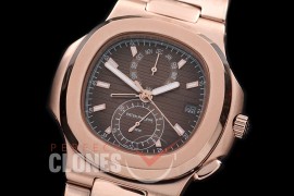PPNTCC-134 Nautilus Calender Complications RG/RG Brown Sticks Asian Customized Movt 