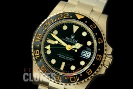 0 0 0 0 0 RLGF00981 BP GMT 116718LN YG/YG Black A-2813 CHS 