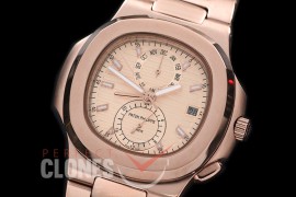 PPNTCC-135 Nautilus Calender Complications RG/RG Rose Gold Sticks Asian Customized Movt 