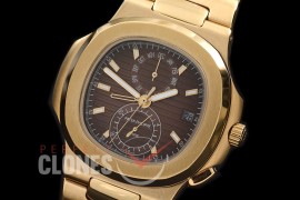 PPNTCC-124 Nautilus Calender Complications YG/YG Blue Sticks Asian Customized Movt 