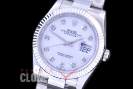 R36DJS-566 126234 SS/SS Fluted/Oyster 2019 MOP White Diamonds A-2824