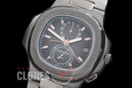 PPNTCC-112 Nautilus Calender Complications PVD/PVD Dark Grey Sticks Asian Customized Movt 