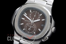 PPNTCC-104 Nautilus Calender Complications SS/SS Brown Sticks Asian Customized Movt 