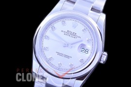 R36DJS-561S 126234 SS/SS Fluted/Oyster 2019 Silver Diamonds A-28