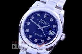 R36DJS-562S 126234 SS/SS Fluted/Oyster 2019 Black Diamonds A-28