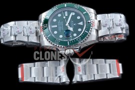 0 0 0 RLS-SP-026 GMF Skull Special Edition 904 Steel Submariner 116610LV SS/SS Green A-2836