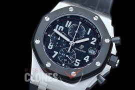 AP26400-952 Royal Oak Offshore Chronograph 26400 SS/RU Black Seiko VK6 Quartz