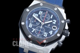 AP26400-953 Royal Oak Offshore Chronograph 26400 SS/RU Blue Seiko VK6 Quartz