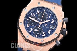 AP26400-983 Royal Oak Offshore Chronograph 26400 RG/RU BlueSeiko VK6 Quartz