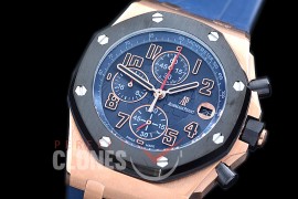 AP26400-974 Royal Oak Offshore Chronograph 26400 RG/RU Blue Seiko VK6 Quartz