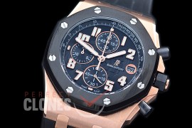 AP26400-972 Royal Oak Offshore Chronograph 26400 RG/RU Black Seiko VK6 Quartz