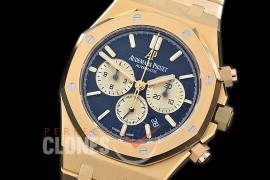 AP26331-127 OMF Royal Oak Chronograph YG/YG Black A-7750 Mod 1-1 Thickne