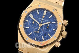 AP26331-123 OMF Royal Oak Chronograph YG/YG Blue A-7750 Mod 1-1 Thickne