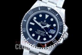 0 0 0 0 RLSS00971A GMF V2 904L Steel Submariner 116610LN SS/SS Black A-2824