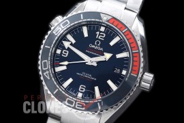 OMCPO435-206S 2018 Planet Ocean "Pyeongchang 2018" Limited Edition SS/SS Blue Asian 2824/8900