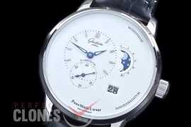 0 0 0 GL-PAN-101 Panomatic Lunar Moonphase SS/LE White Asian Custom Movt 