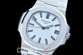 PP00381S PPF Nautilis 5711 SS/SS White Miyota 9015 Modified Calibre 324SC