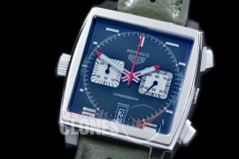 0 0 TGM00924 Monaco Classic SS/LE Black Jap OS20 Quartz Chrono