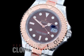 0 0 0 0 RYMENTR00902 GMF 2016 Basel 126621 904L Twotone Everose Yachtmaster Men SS/RG Brown SA 3235