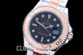 0 0 0 0 RYMENTR00901 GMF 2016 Basel 126621 904L Twotone Everose Yachtmaster Men SS/RG Black SA 3235