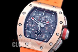 0 RM011-912 Felipe Massa Rose Gold RG/RU Skeletonized A-7750 28800