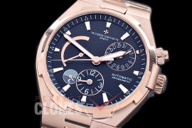 0 VCO-052S Overseas Calendar/Power Reserve/Duo Time Zone Complications RG/RG Black Asian Modified Movt