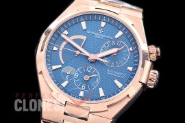 0 VCO-053S Overseas Calendar/Power Reserve/Duo Time Zone Complications RG/RG Blue Asian Modified Movt