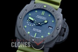 0 0 0 0 0 PN961V01 XF/VSF Pam 961 V Series Submersible Marina Militare Carbotech Special Edition CF/LE Black VS P9010