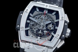 HB-SPT-021 Spirit of Big Bang Chronograph SS/LE Black Skeleton A-7750 