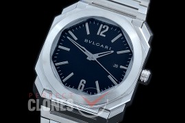 BVL-OCT-121 Octo Automatic SS/SS Black Asian 2813 