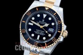 0 0 RLST00951 JF/ARF V4 Submariner 116613LN SS/YG Black A-2824 904L Steel 