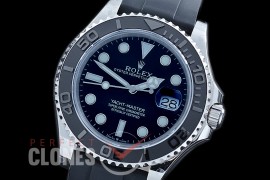RYM-42-011R BP 2019 Yachtmaster 42 226659 Men Oysterflex CER/SS/RU Black Asian 2824