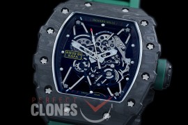 0 0 0 RM035-02-016B KVF RM035-02 Rafal Nadal Tourbillon NTPT/RU Skeleton Customized Movt