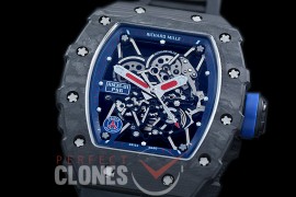 0 0 0 RM035-02-018 KVF RM035-02 PSG Special Edition Tourbillon NTPT/RU Skeleton Customized Movt