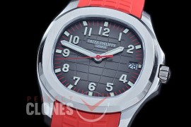 0 0 PPAQ-5167-023 ZF Aquanaut 5167-001 Singapore Special 2019 Edition SS/RU Dark Grey Miyota 9015 Modified Calibre 324SC